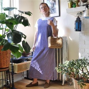Lavender corduroy dress